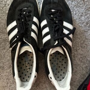 Adidas Women's Black and White Sneakers